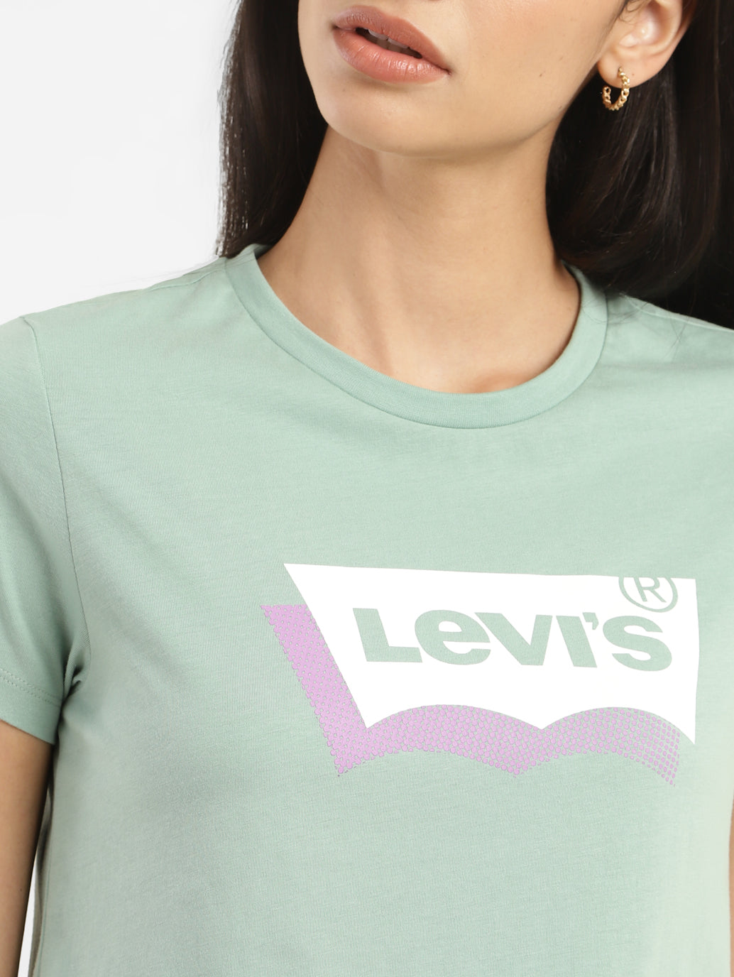 Levis logo t shirt women's cheap india