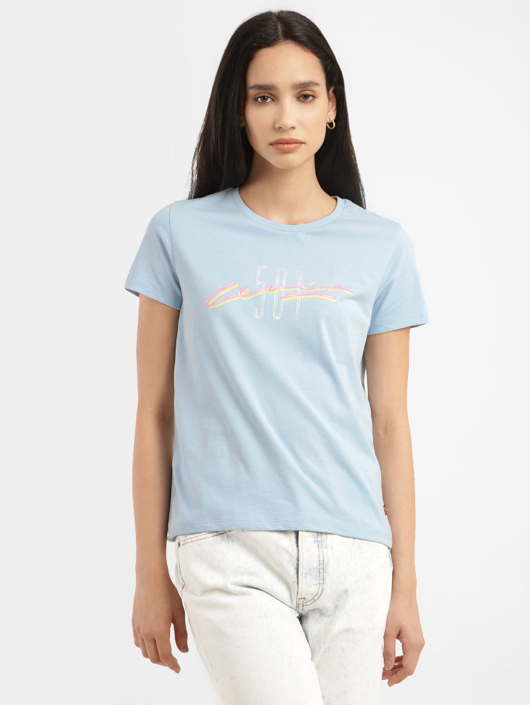 Women's Typography Crew Neck T-shirt