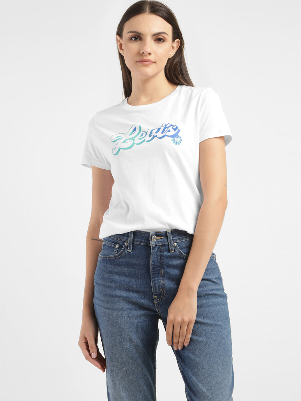 Womens Graphic Print Crew Neck T Shirt - fe31288e-92b7-4a0a-90c6-565dfca987cc View