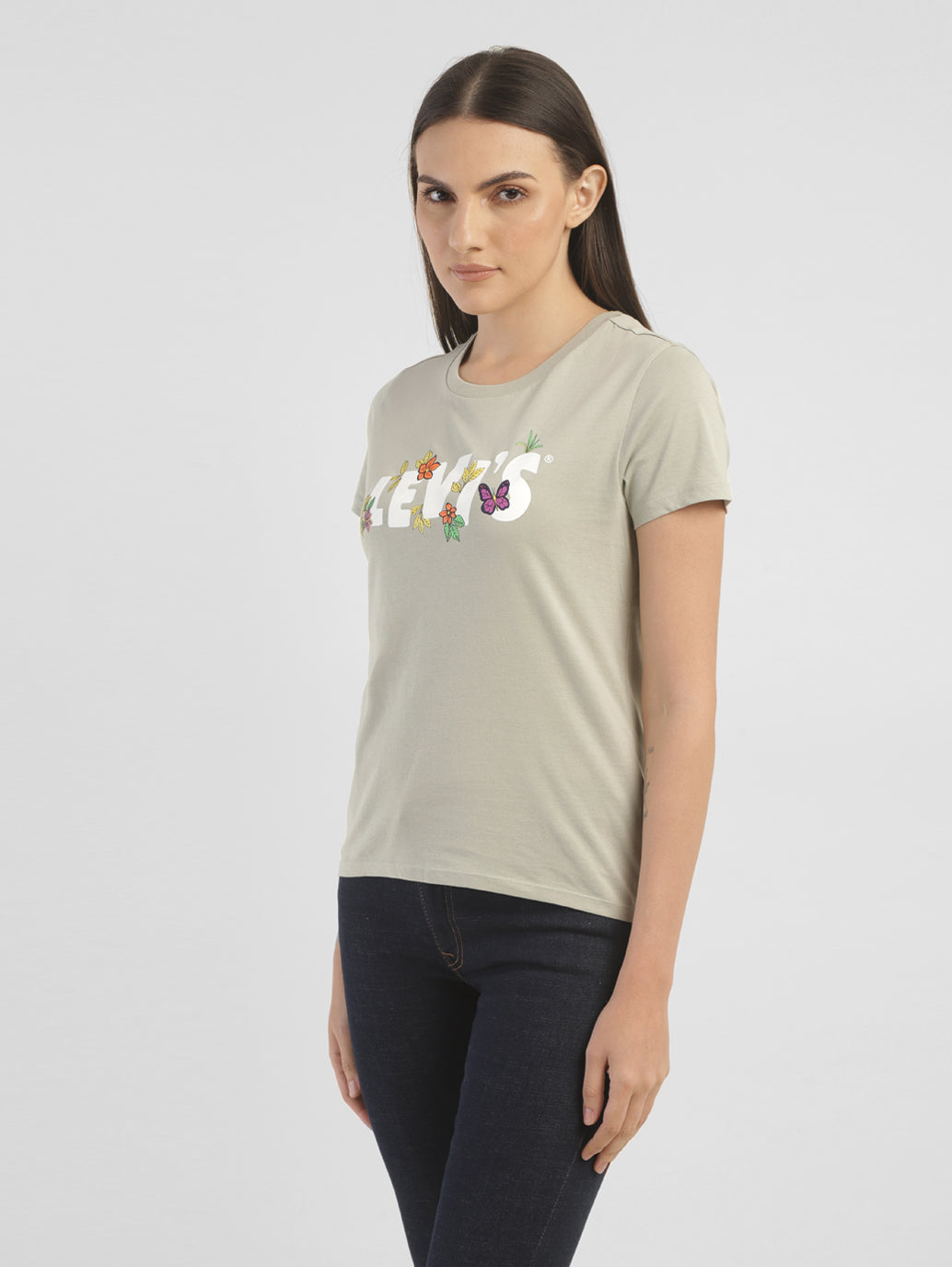 Women's Graphic Print Crew Neck T shirt