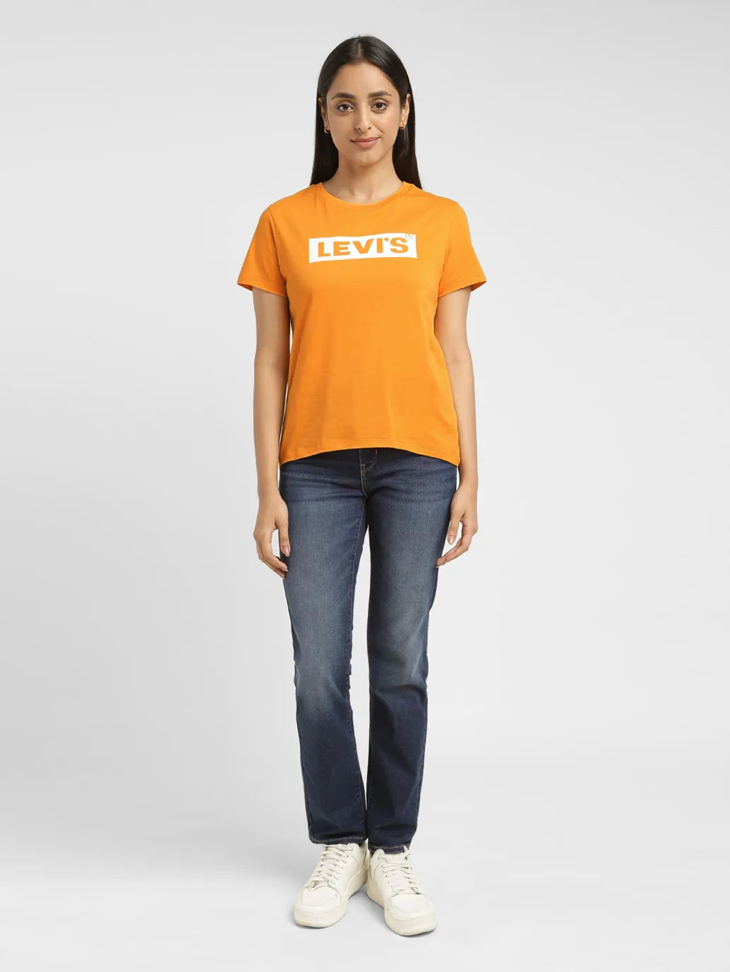 Levis yellow t shirt top women's