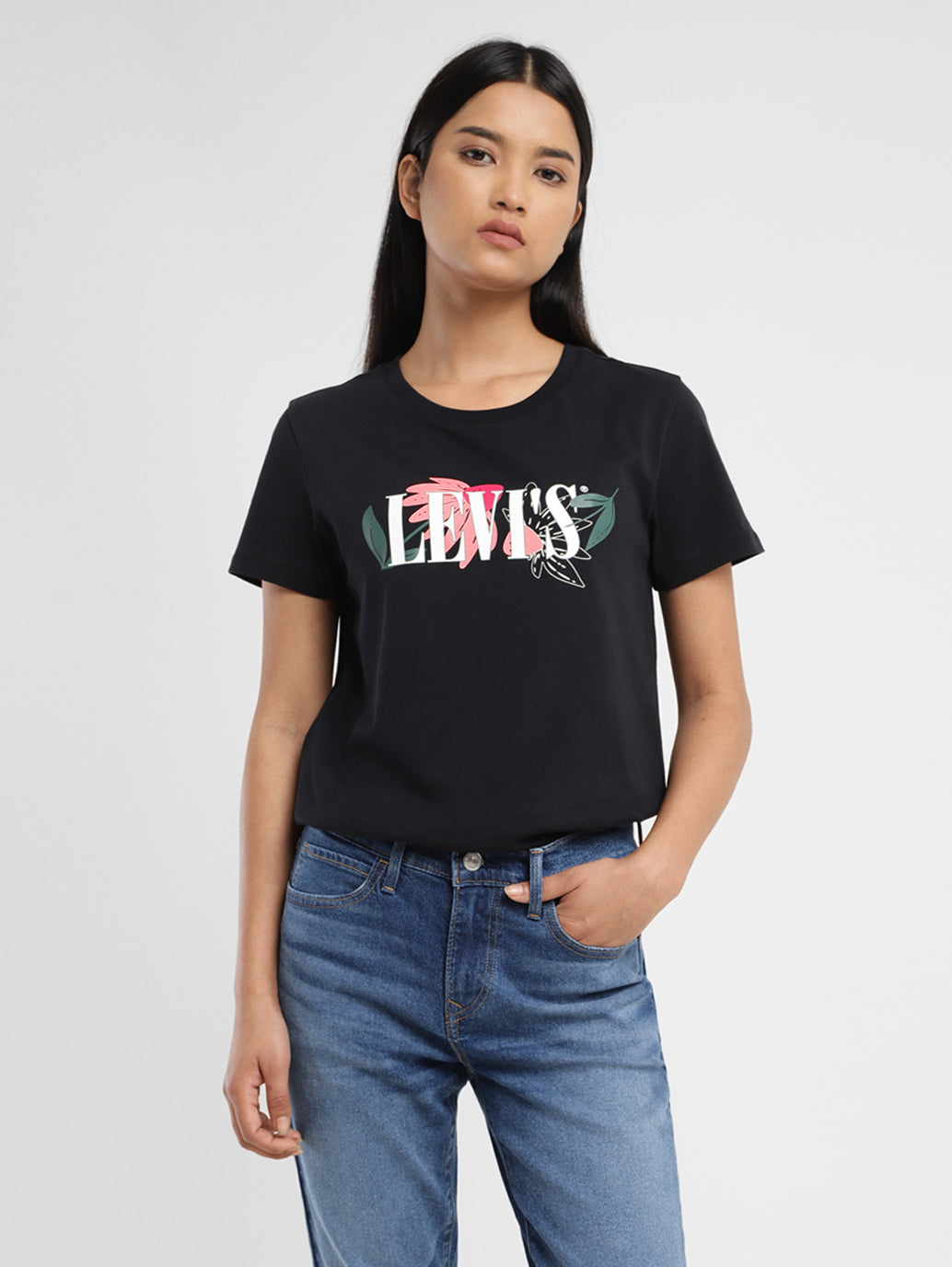 Women's Graphic Print Crew Neck T shirt