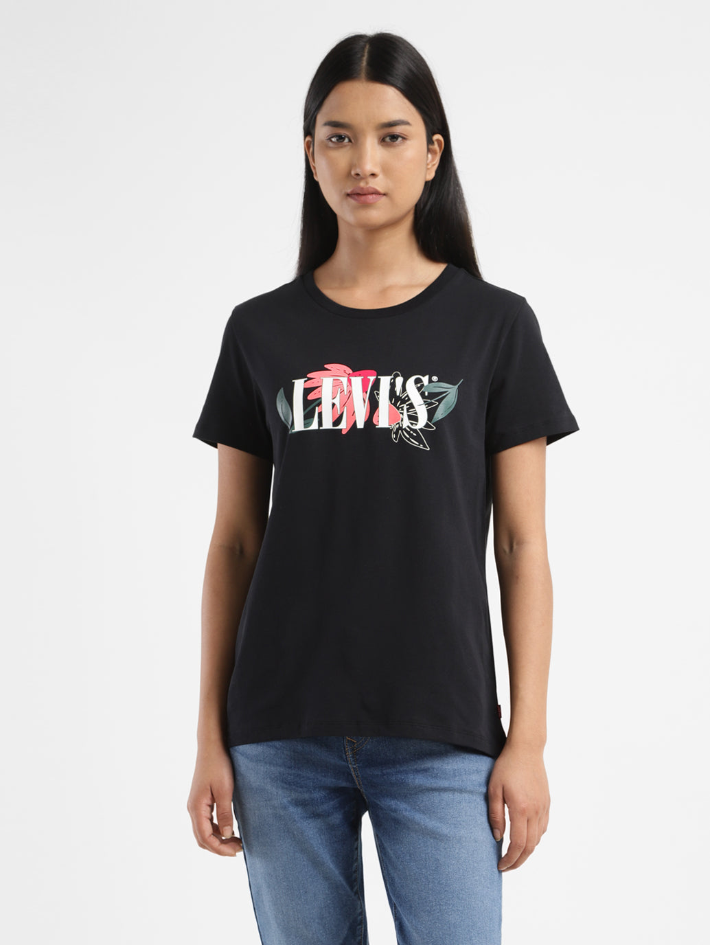 Women's Graphic Print Crew Neck T shirt - b061f7b5-e9ed-4673-824f-d70a7513ed40 View