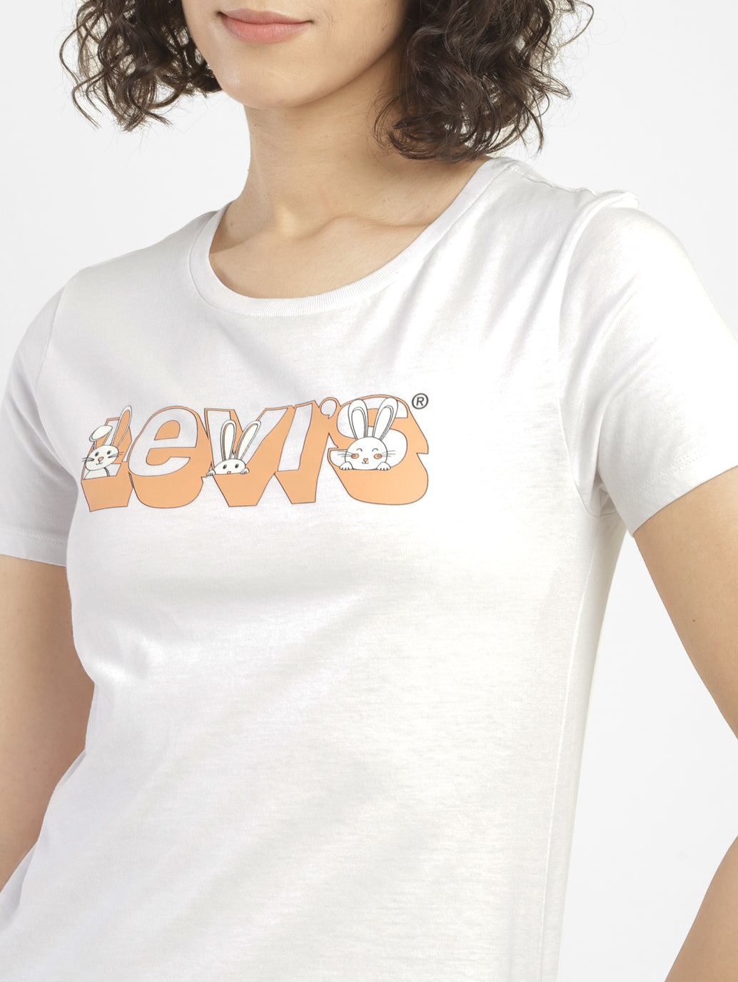 Women's Brand Logo Crew Neck T-shirt