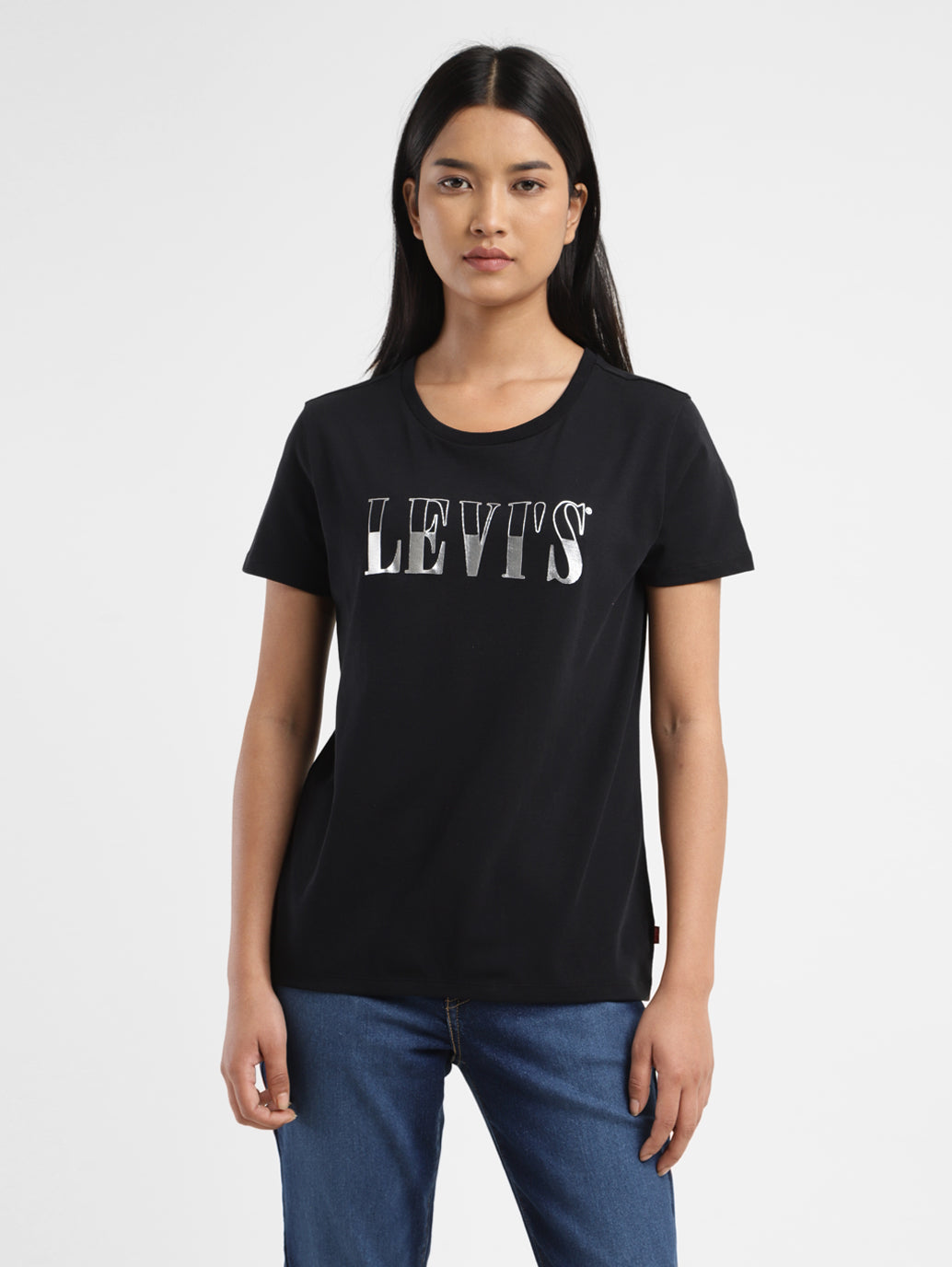 Womens black best sale levi t shirt