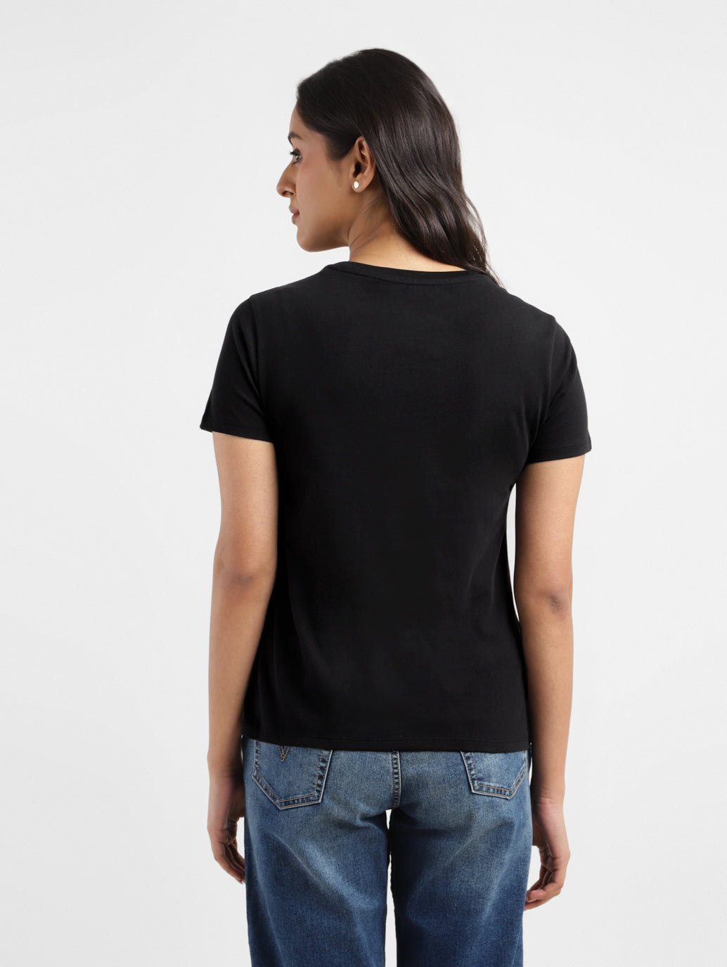 Women's Brand Logo Crew Neck T-Shirt