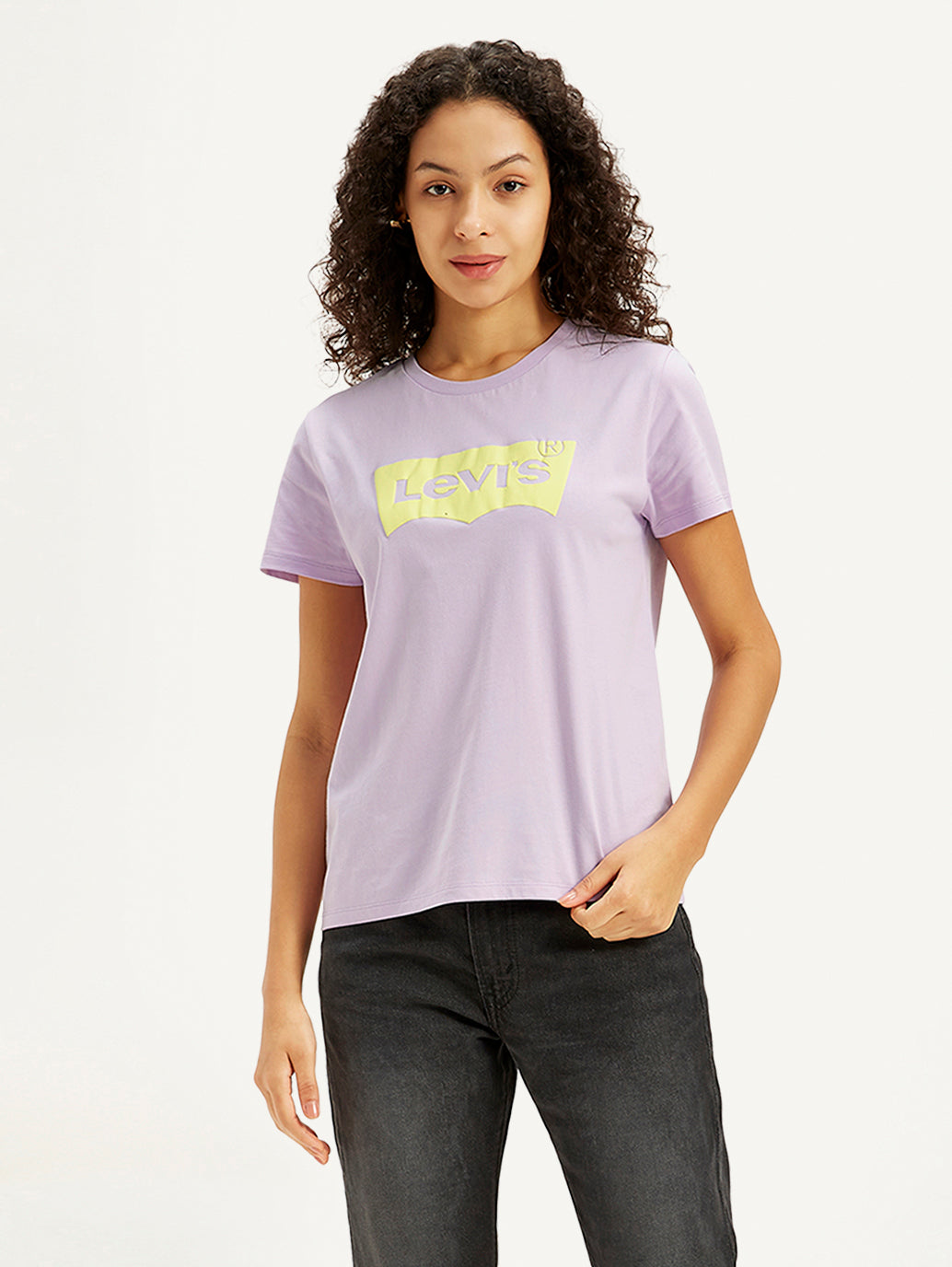 Women's Brand Logo Regular Fit T-Shirt