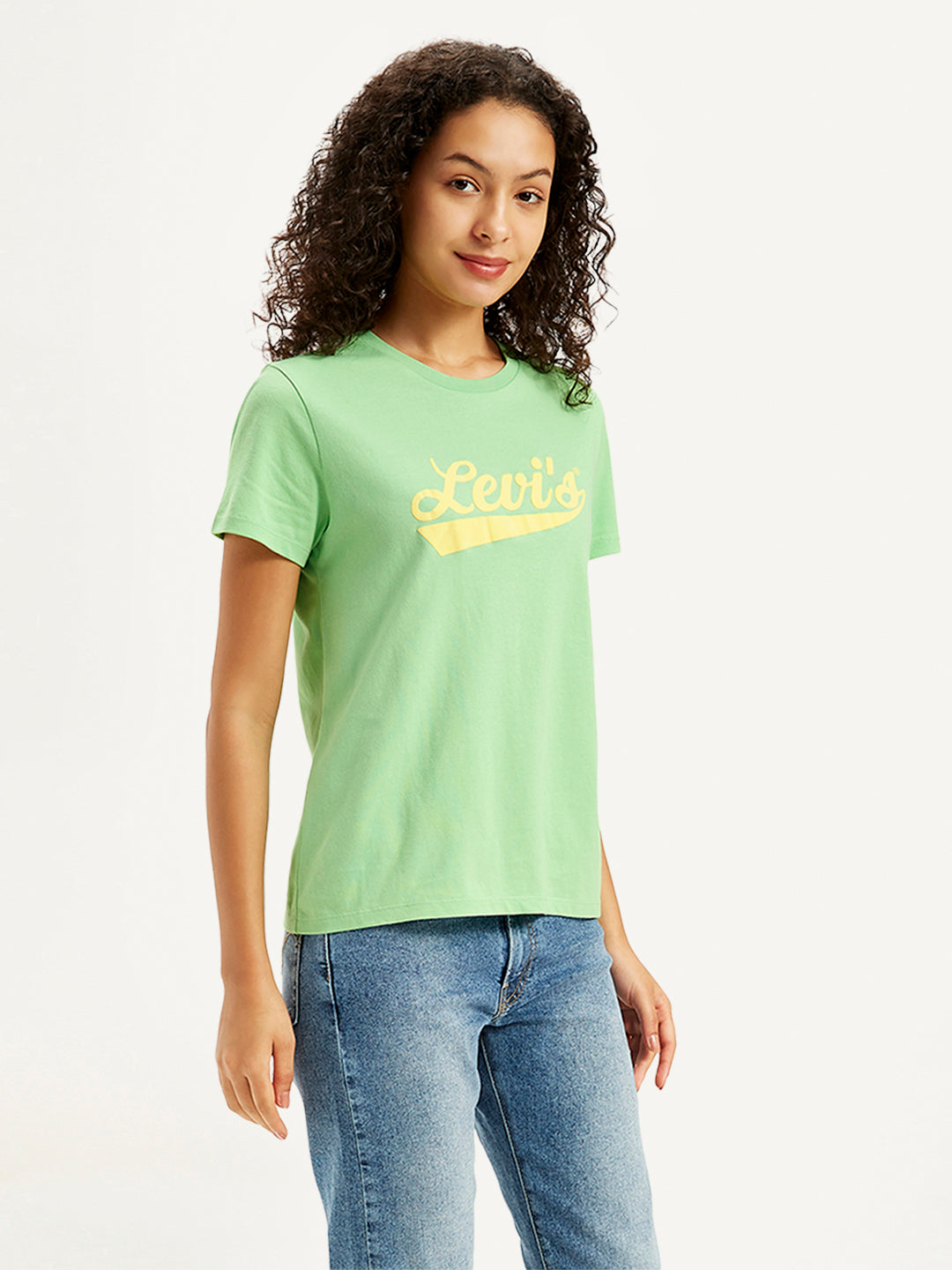 Women's Brand Logo Regular Fit T-Shirt