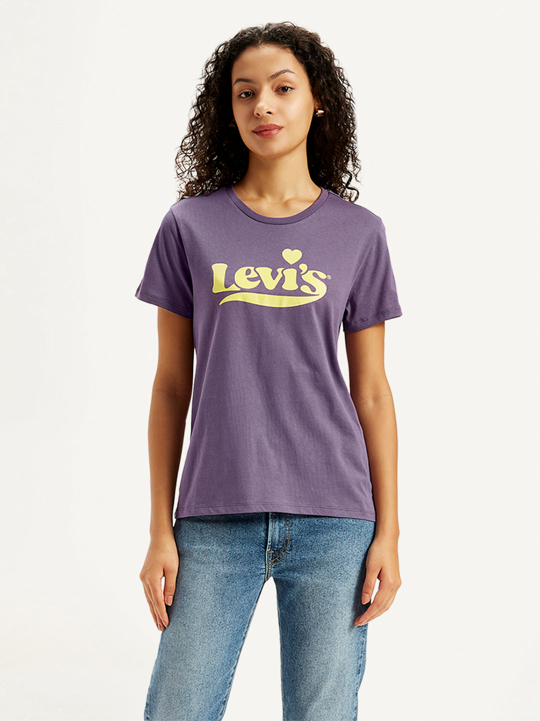 Women's Brand Logo Regular Fit T-Shirt