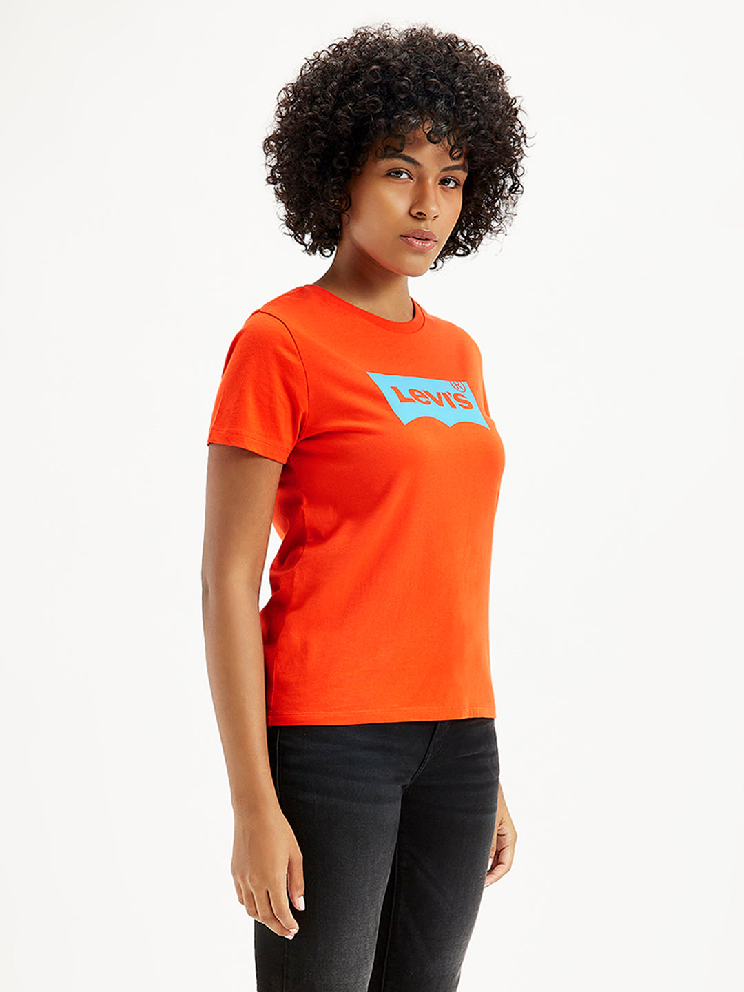 Women's Brand Logo Regular Fit T-Shirt