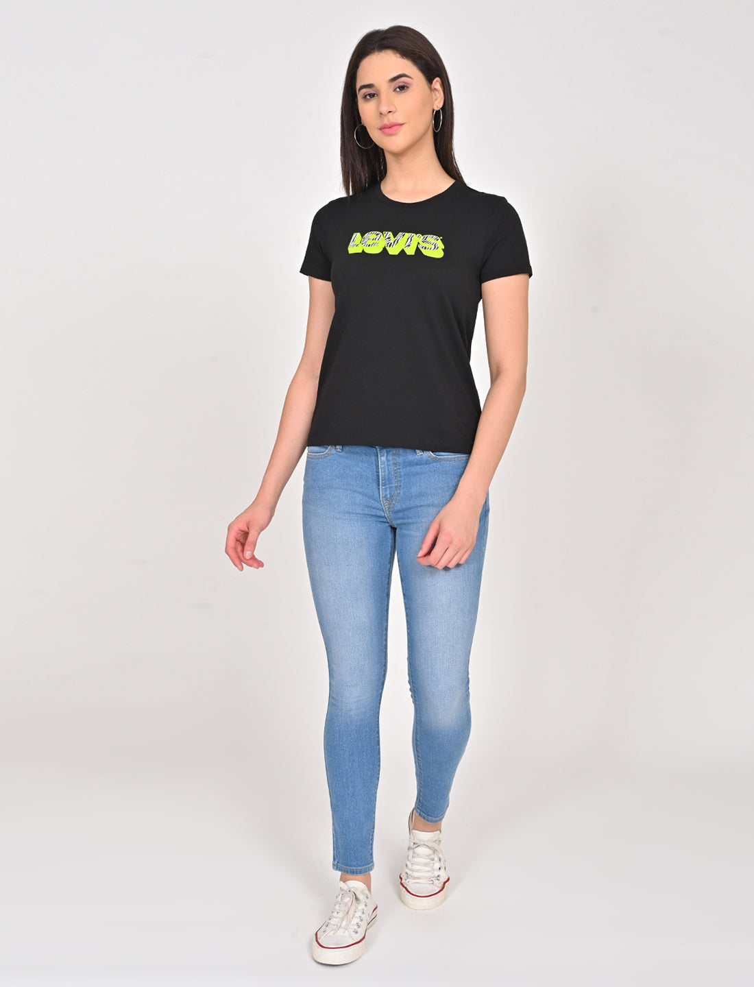 Women's Brand Logo Crew Neck T-Shirt