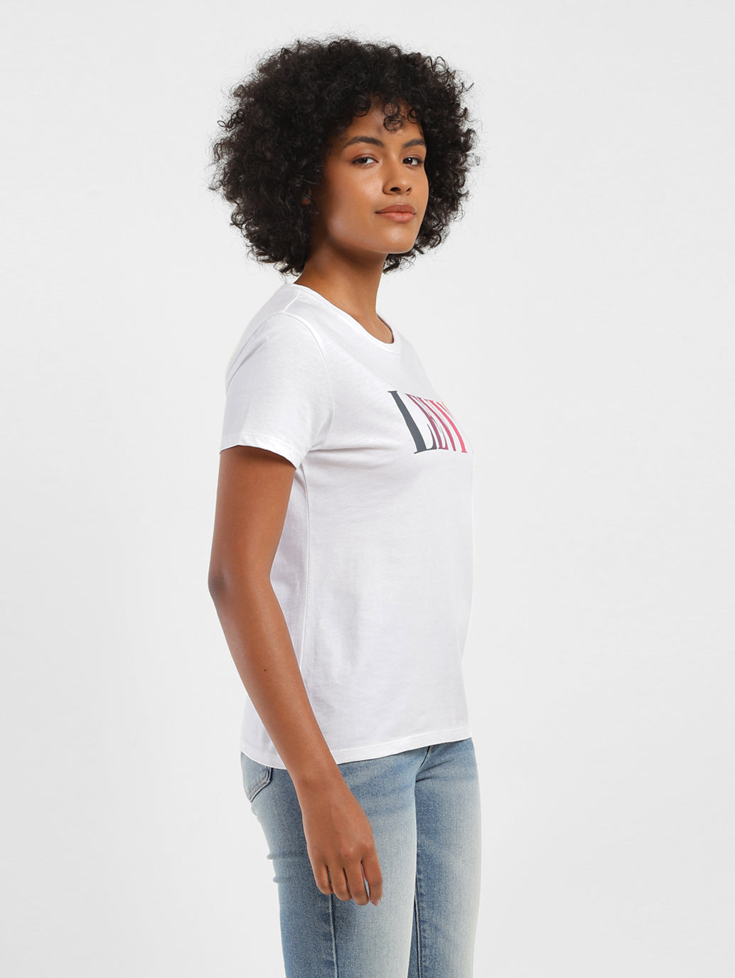 Women's Brand Logo Crew Neck T-Shirt