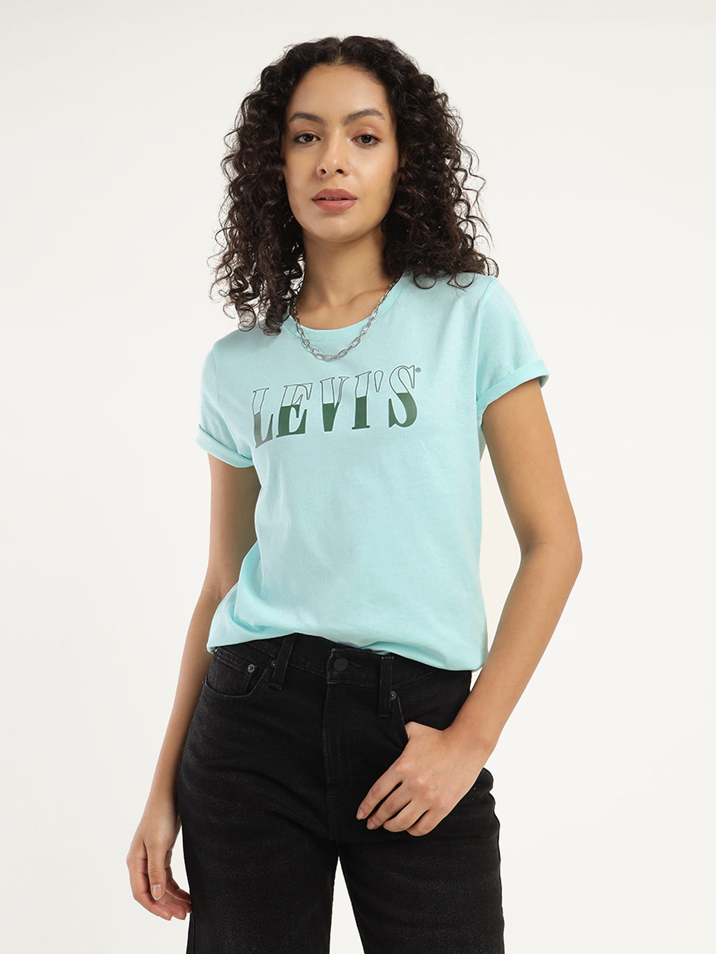 Women's Brand Logo Regular T-Shirt