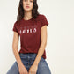 Women's Brand Logo Crew Neck T-Shirt