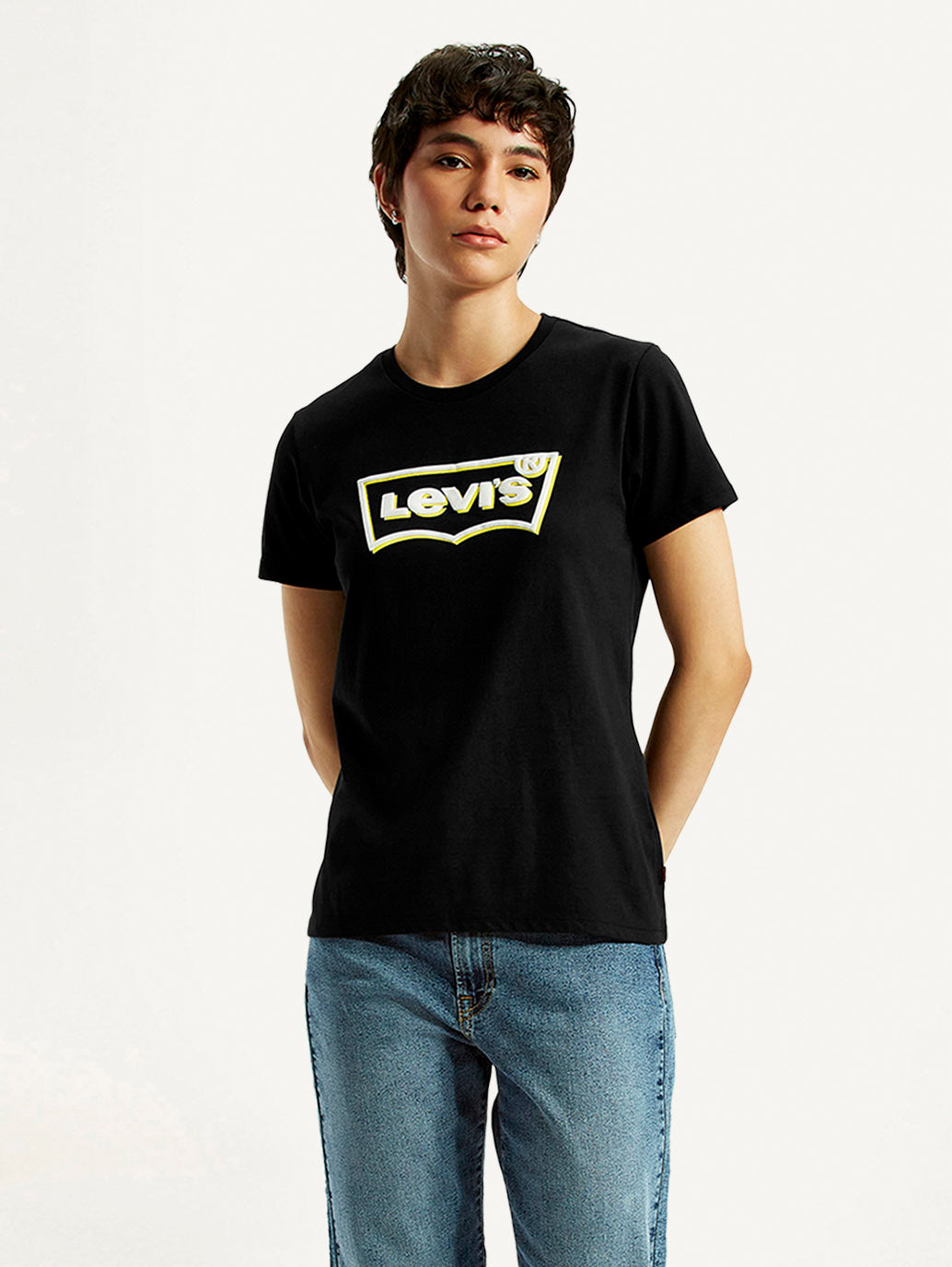 Women's Typography Regular Fit T-Shirt