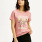 Women's Graphic Print Round Neck T-shirt - Styleshot View