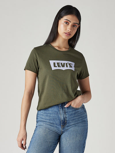 levi's Women's Logo Printed Slim Fit T-Shirt-picture-34
