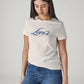 Women's Logo Printed Slim Fit T-Shirt - Styleshot View