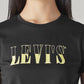 Women's Typography Printed Regular Fit T-Shirt - Detail View