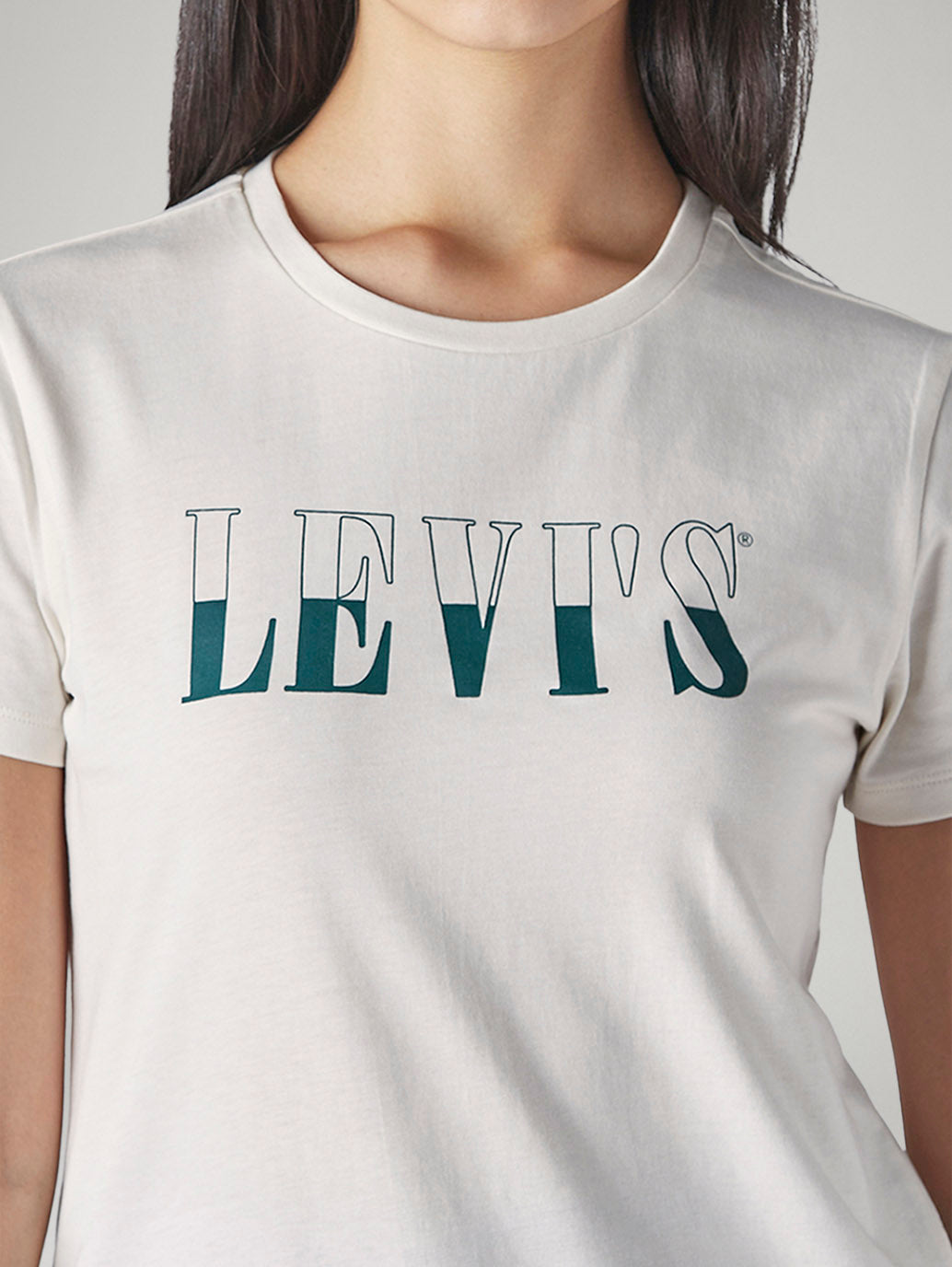 Women's Typography Printed Regular Fit T-Shirt - Detail View