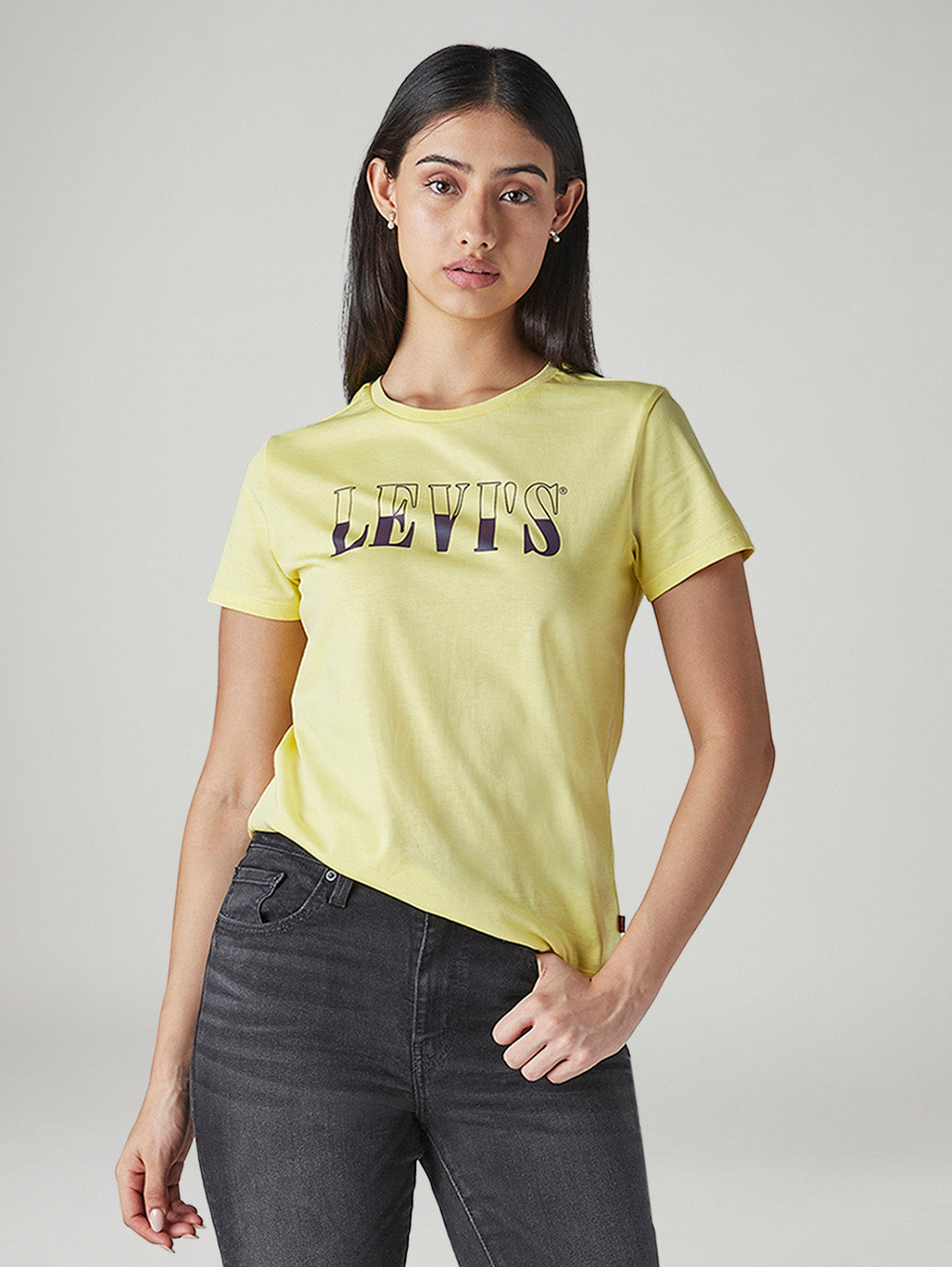 Women's Typography Printed Regular Fit T-Shirt