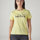 Women's Typography Printed Regular Fit T-Shirt - 20 View