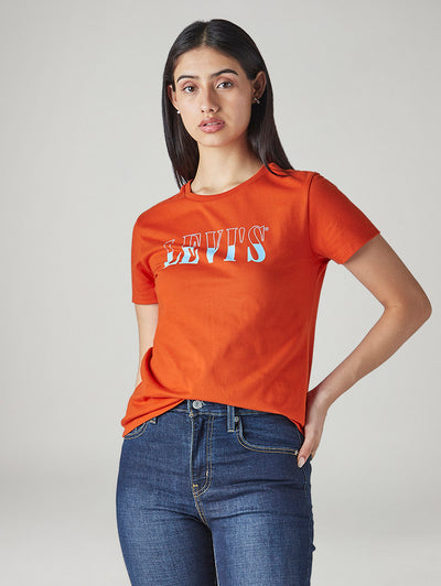levi's Women's Typography Printed Regular Fit T-Shirt-picture-43