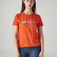 Women's Typography Printed Regular Fit T-Shirt - Front View