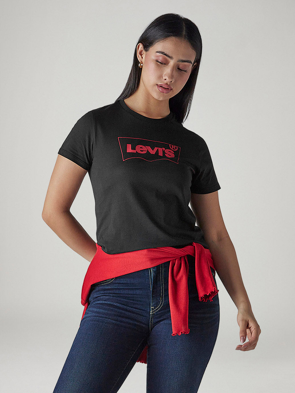 Women's Logo Printed Slim Fit Jersey T-Shirt