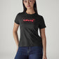 Women's Logo Printed Slim Fit Jersey T-Shirt - Front View