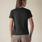 Women's Logo Printed Slim Fit Jersey T-Shirt - Back View
