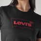 Women's Logo Printed Slim Fit Jersey T-Shirt - Detail View