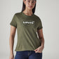 Women's Logo Printed Slim Fit Jersey T-Shirt - Front View
