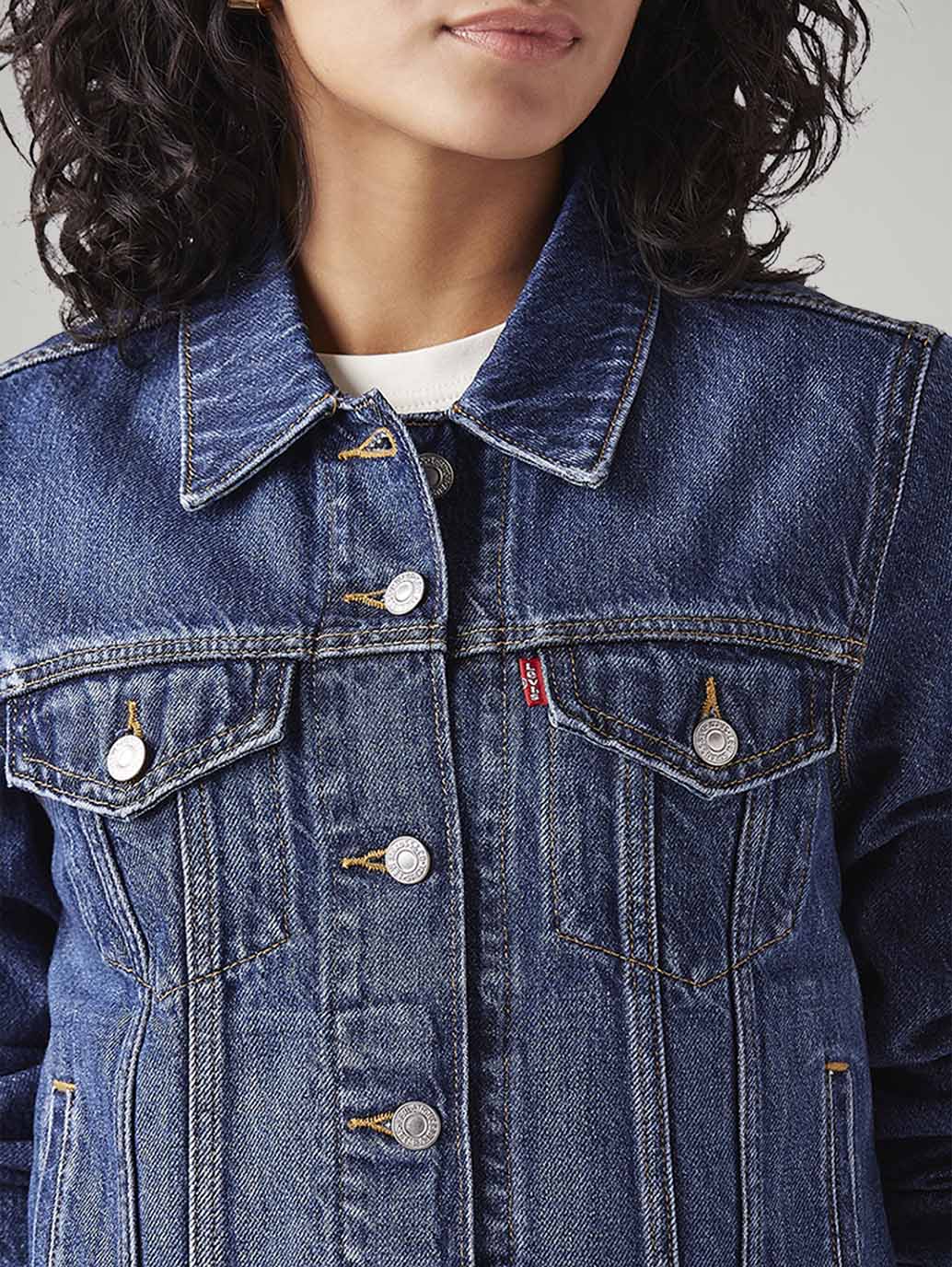 Women's Solid Regular Fit Jacket - Detail View
