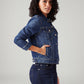 Women's Solid Regular Fit Jacket - Side View