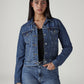 Women's Solid Regular Fit Trucker Jacket - Styleshot View