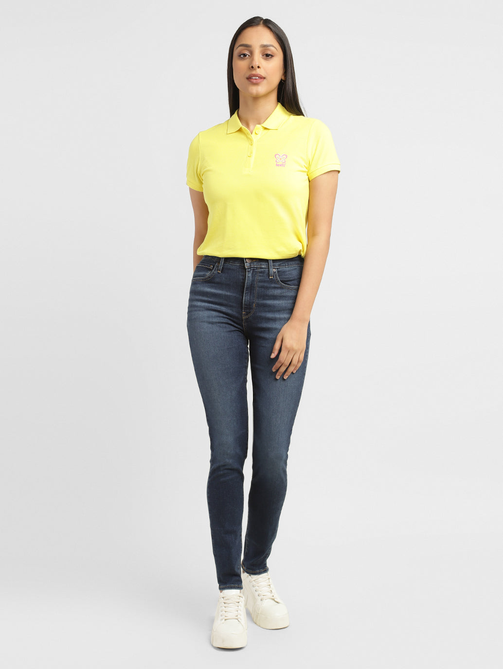Women's 721 Blue Skinny Fit High Rise Jeans - c7b4c54b-6392-489e-abcc-44f1dfb268d3 View