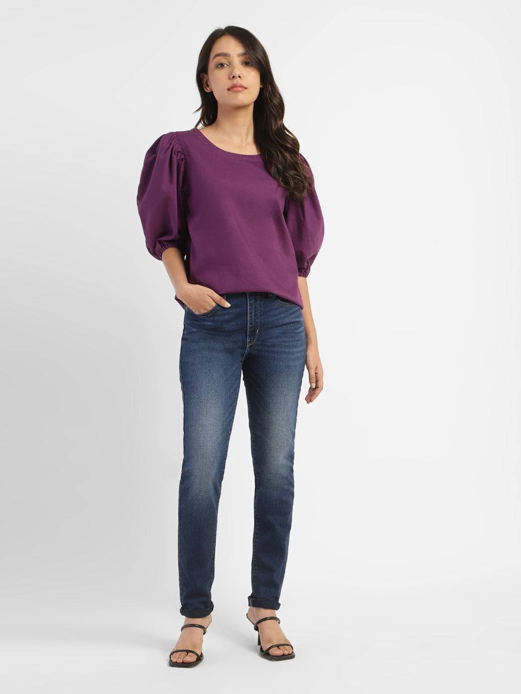 Women's High Rise 721 Skinny Fit Jeans