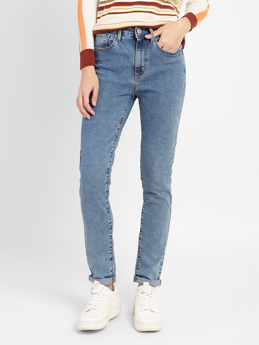 Women's Mid Rise 711 Skinny Fit Jeans