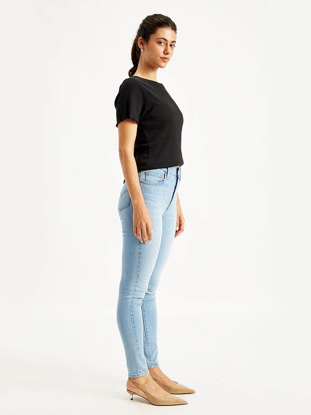 Shops women's light blue jeans