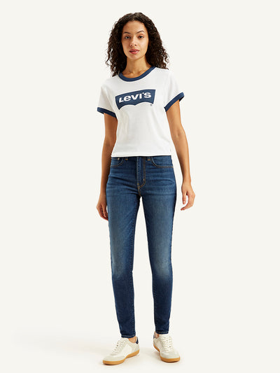 levi's Women's 721 Blue Skinny Fit High Rise Jeans-picture-29