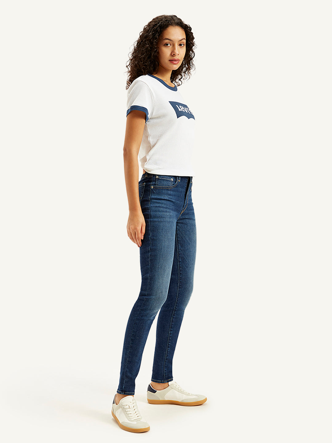 Women's High Rise 721 Skinny Indigo Jeans