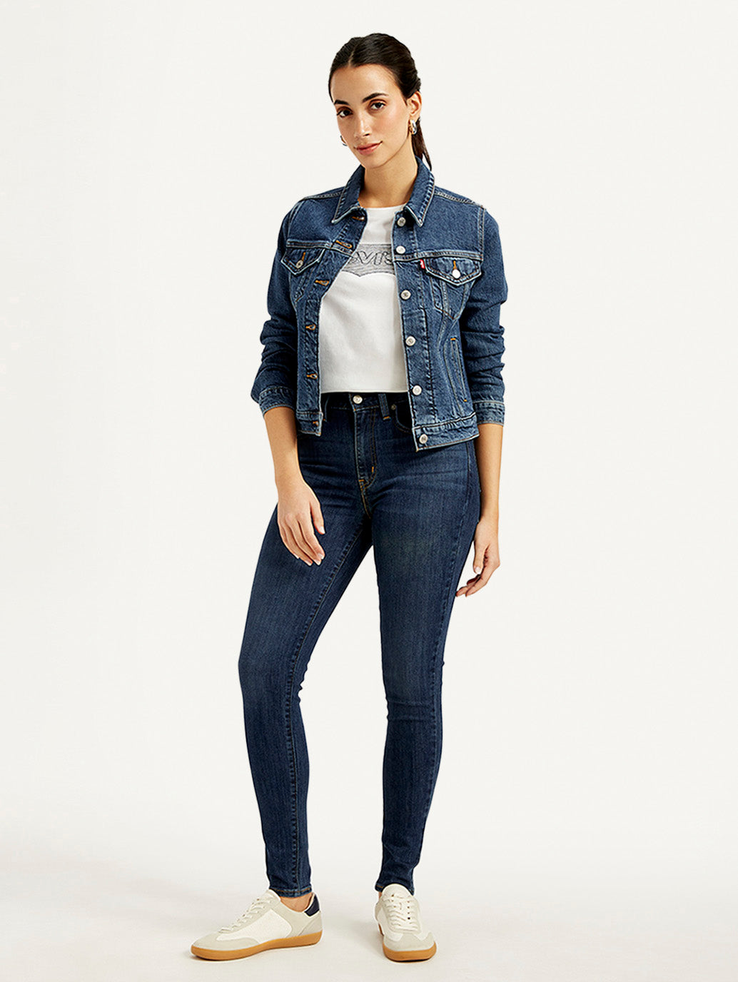 Women's High Rise 721 Skinny Indigo Jeans