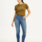 Women's High Rise 721 Skinny Blue Jeans