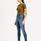 Women's High Rise 721 Skinny Blue Jeans