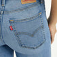 Women's 721 Light Indigo Skinny Fit High Rise Jeans - Detail View