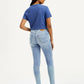 Women's 721 Light-Blue Skinny Fit High Rise Jeans - Back View