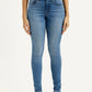 Women's 721 Med Indigo Skinny Fit High Rise Jeans - Front View