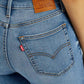 Women's 721 Med Indigo Skinny Fit High Rise Jeans - Detail View