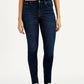 Women's 721 Dark Indigo Skinny Fit High Rise Jeans - Front View